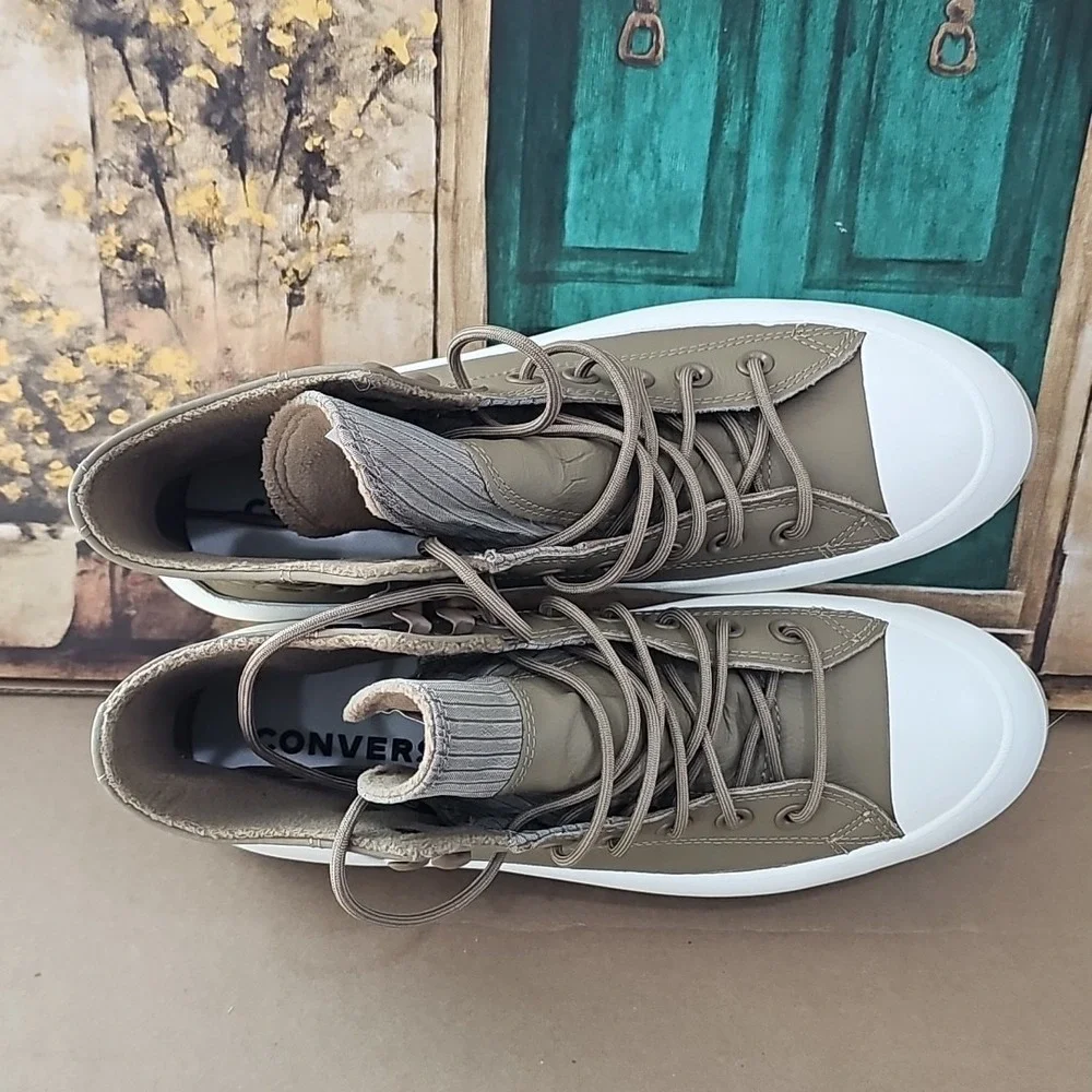 Converse CTAS Lugged 2.0 CC Leather Waterproof Boot BROWN A04634C Women 9 Men 7‎